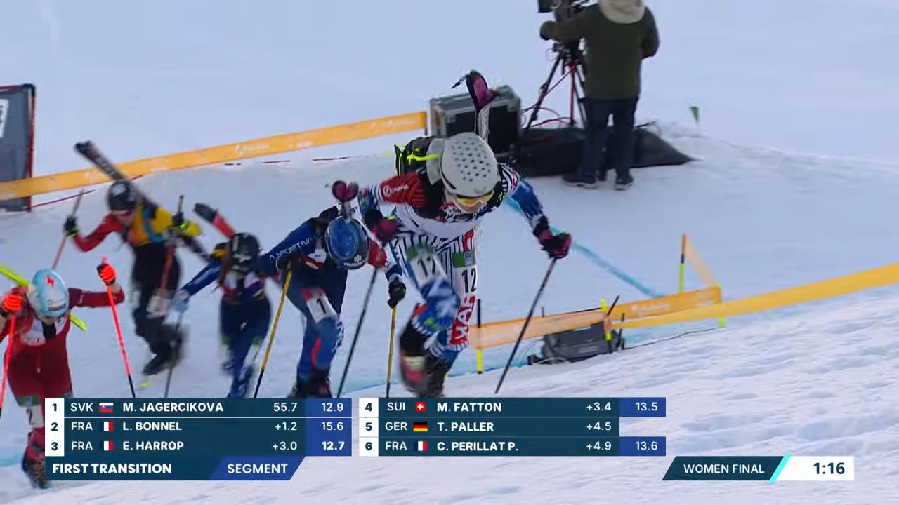 スキーモの競技風景